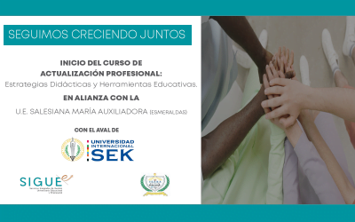 Iniciamos el Curso de Estratégias Didácticas y Herramientas Educativas avalado por la SEK