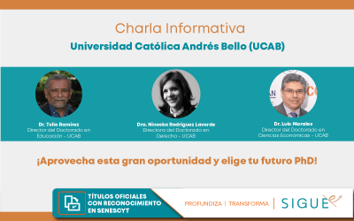 UCAB: Charla Informativa sobre Doctorados
