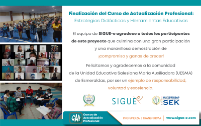 Fin del Curso de Actualización Profesional en la UESMA