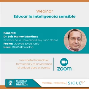 Seminario virtual gratuito de la Comunidad Virtual de Aprendizaje de SIGUE-e - "Portafolios Digitales Interactivos" a cargo del PhD(c) Diego Tipán