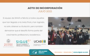 Acto de incorporación de los programas internacionales de posgrado de la Universidad de Salamanca y la Universidad Católica Andrés Bello, aliados de SIGUE-e