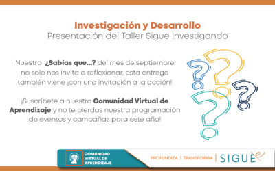 Campaña ¿Sabías que…? – Investigación y Desarrollo
